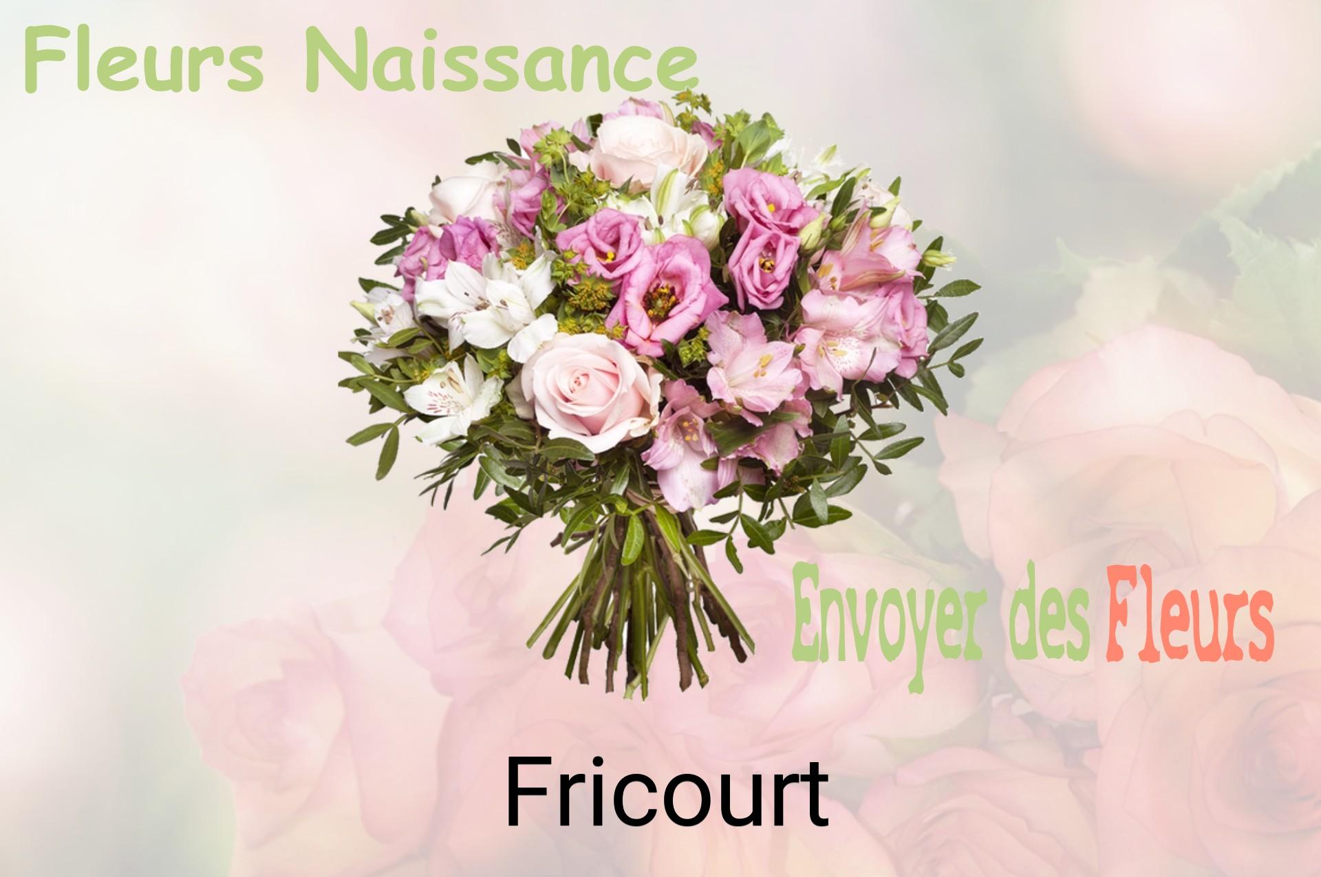 Bouquet de fleurs de naissance livré à Fricourt
