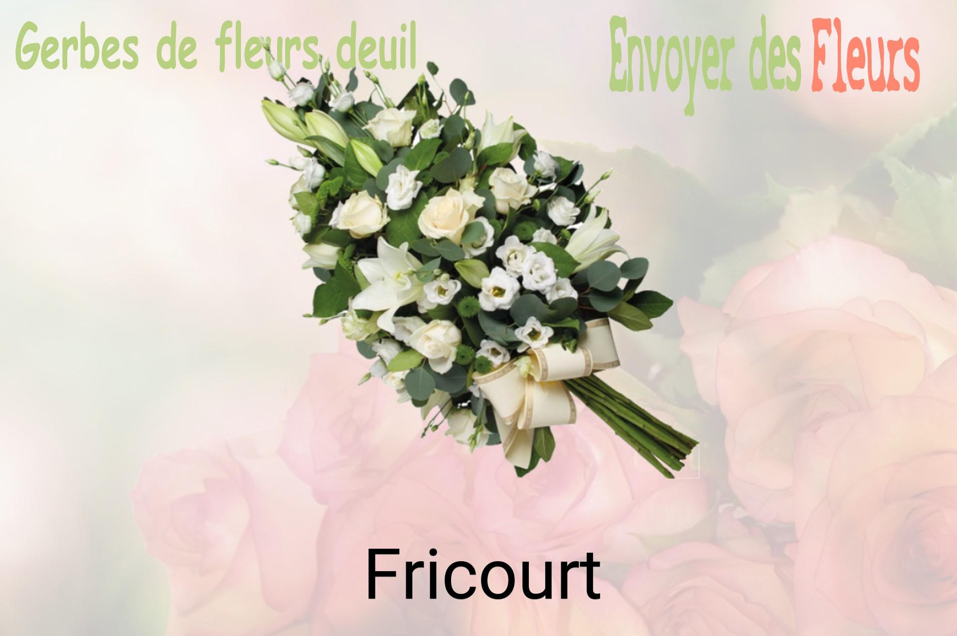 Gerbe de fleurs de deuil livrée à Fricourt